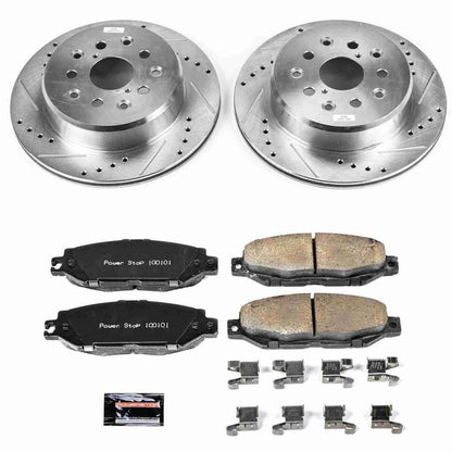 PowerStop Power Stop 99-00 Lexus SC300 Rear Z23 Evolution Sport Brake Kit K3134