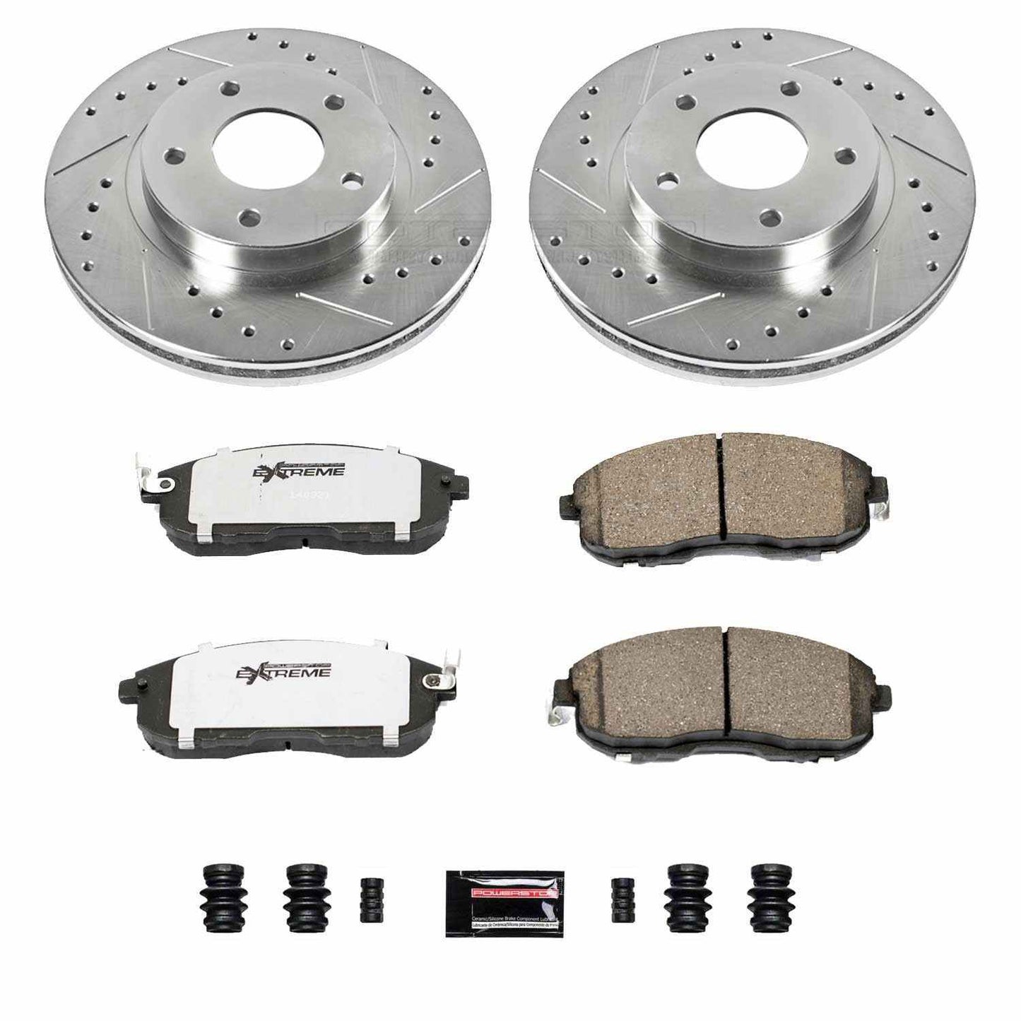 PowerStop Power Stop 99-01 Nissan Maxima Front Z26 Street Warrior Brake Kit K3137-26