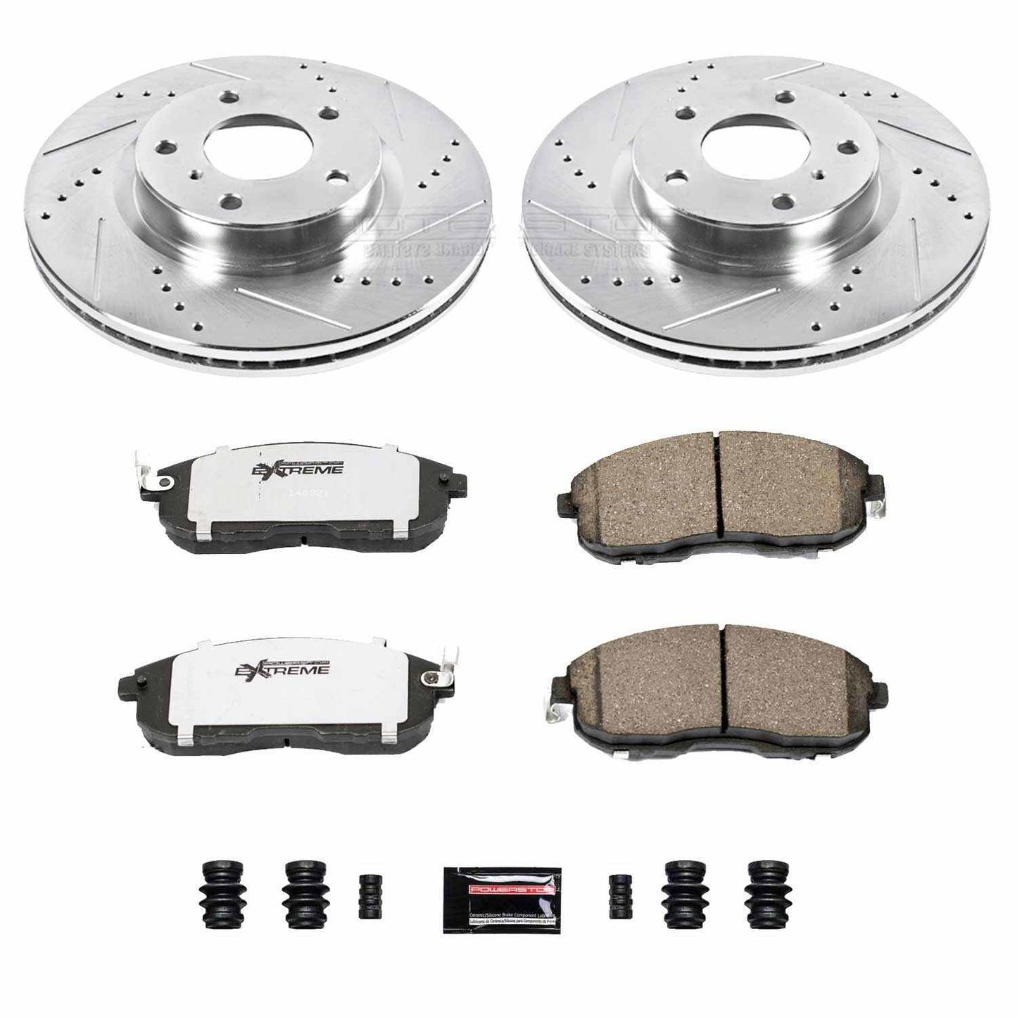 PowerStop Power Stop 03-05 Infiniti G35 Front Z26 Street Warrior Brake Kit K3140-26