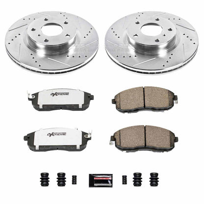 PowerStop Power Stop 03-05 Infiniti G35 Front Z26 Street Warrior Brake Kit K3140-26