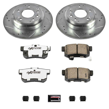 PowerStop Power Stop 91-95 Acura Legend Rear Z26 Street Warrior Brake Kit K3153-26