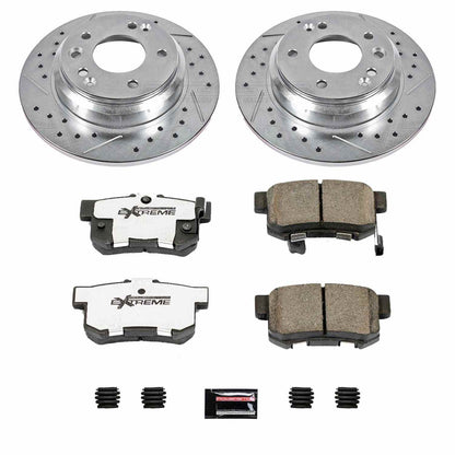 PowerStop Power Stop 99-01 Acura RL Rear Z26 Street Warrior Brake Kit K3154-26