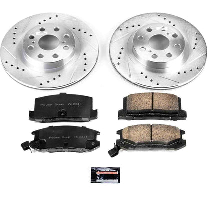 PowerStop Power Stop 00-05 Toyota MR2 Spyder Rear Z23 Evolution Sport Brake Kit K3161