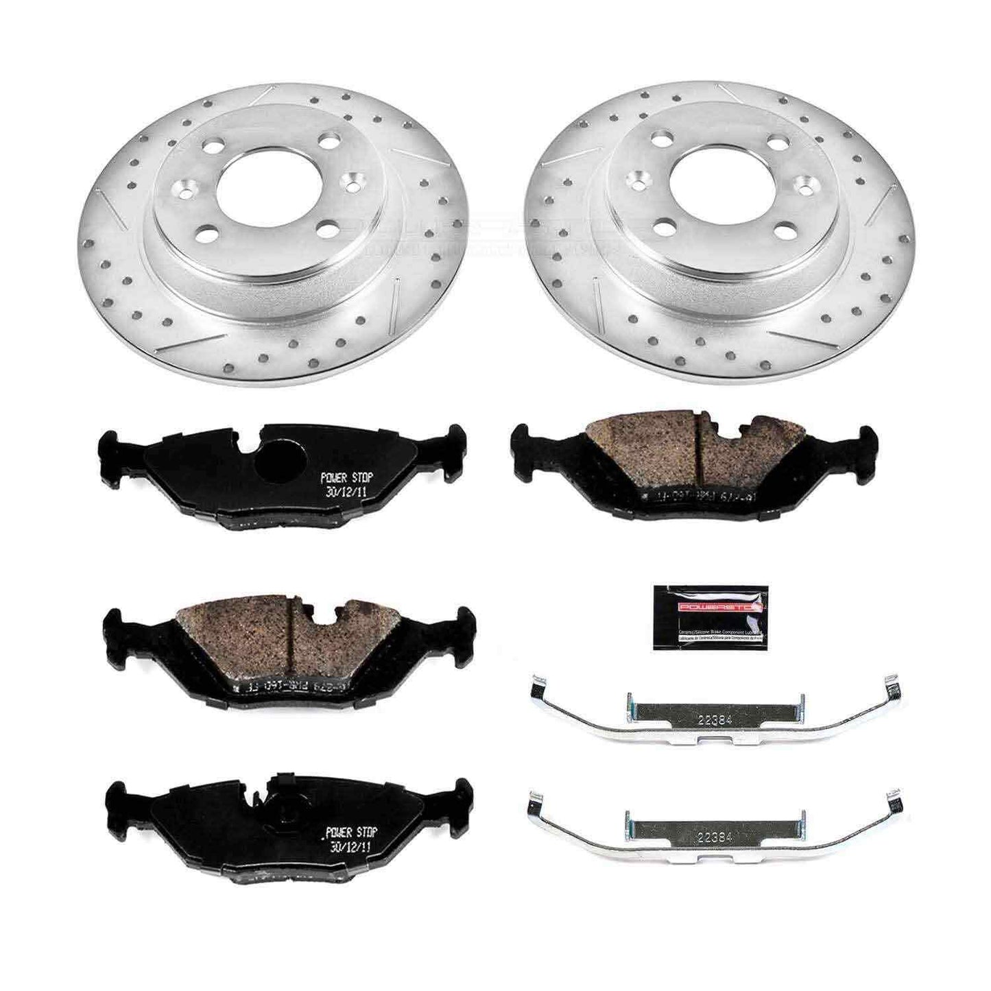 PowerStop Power Stop 88-93 Saab 900 Rear Z23 Evolution Sport Brake Kit K367