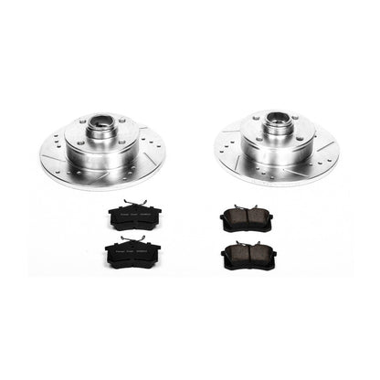 PowerStop Power Stop 90-92 Volkswagen Corrado Rear Z23 Evolution Sport Brake Kit K370