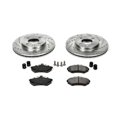 PowerStop Power Stop 95-02 Volkswagen Cabrio Front Z23 Evolution Sport Brake Kit K374