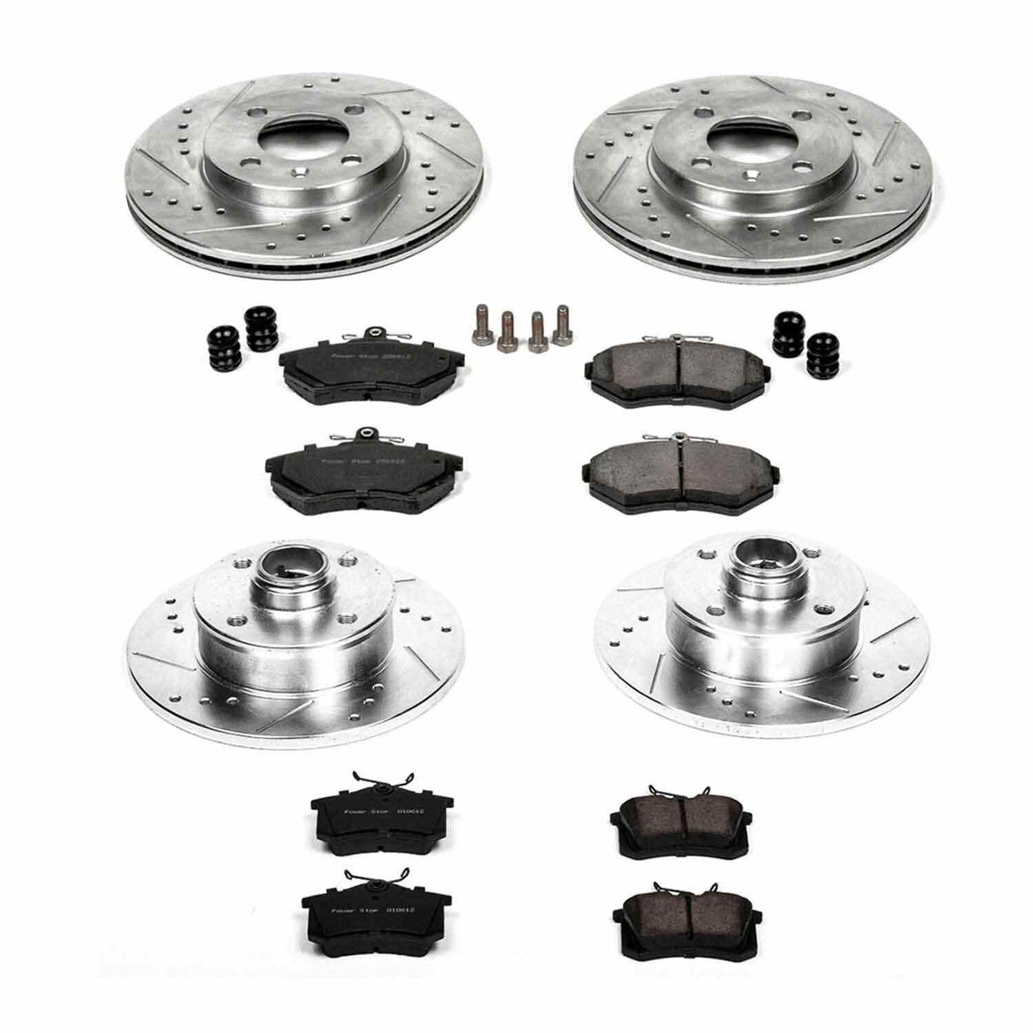 PowerStop Power Stop 95-97 Volkswagen Passat Front & Rear Z23 Evolution Sport Brake Kit K376