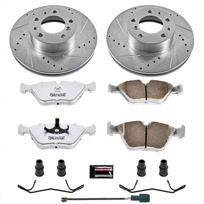 PowerStop Power Stop 94-95 BMW 540i Front Z26 Street Warrior Brake Kit K379-26