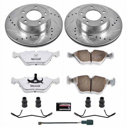 PowerStop Power Stop 90-95 BMW 525i Front Z26 Street Warrior Brake Kit K390-26