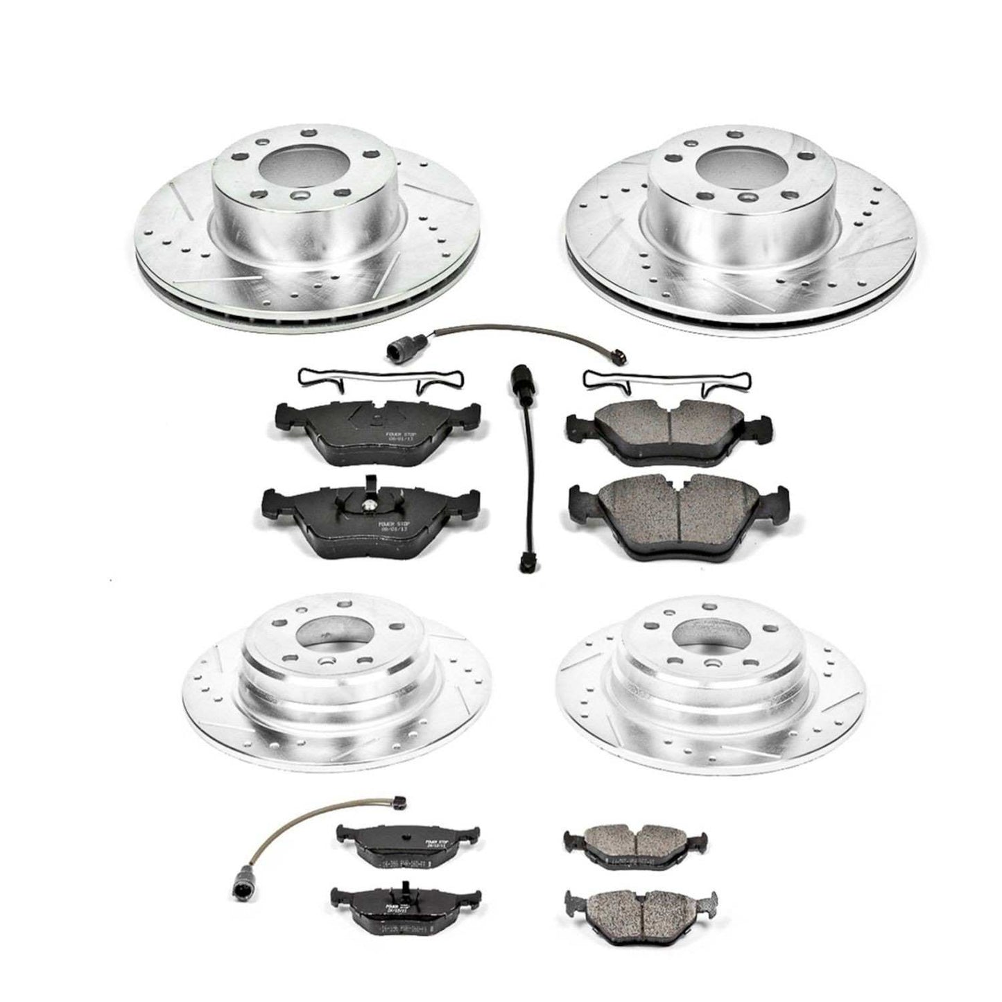 PowerStop Power Stop 90-95 BMW 525i Front & Rear Z23 Evolution Sport Brake Kit K392