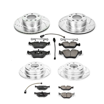PowerStop Power Stop 90-95 BMW 525i Front & Rear Z23 Evolution Sport Brake Kit K392