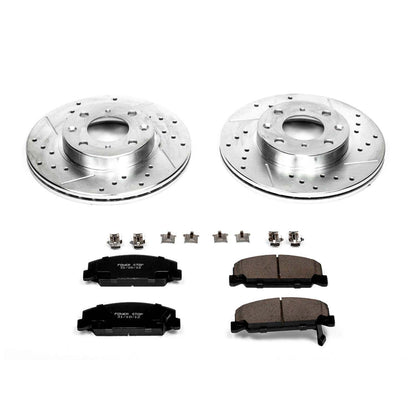 PowerStop Power Stop 88-89 Honda CRX Front Z23 Evolution Sport Brake Kit K398