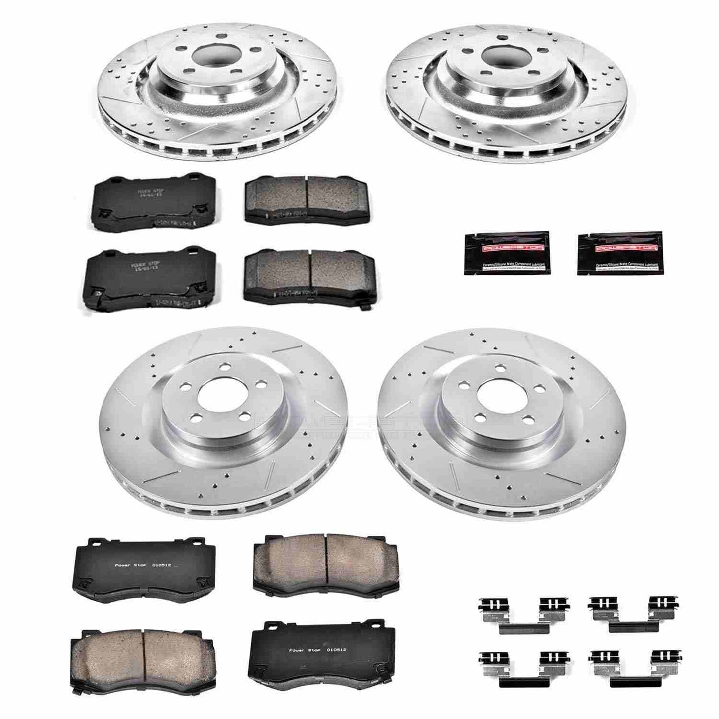 PowerStop Power Stop 05-10 Chrysler 300 Front & Rear Z23 Evolution Sport Brake Kit K4023