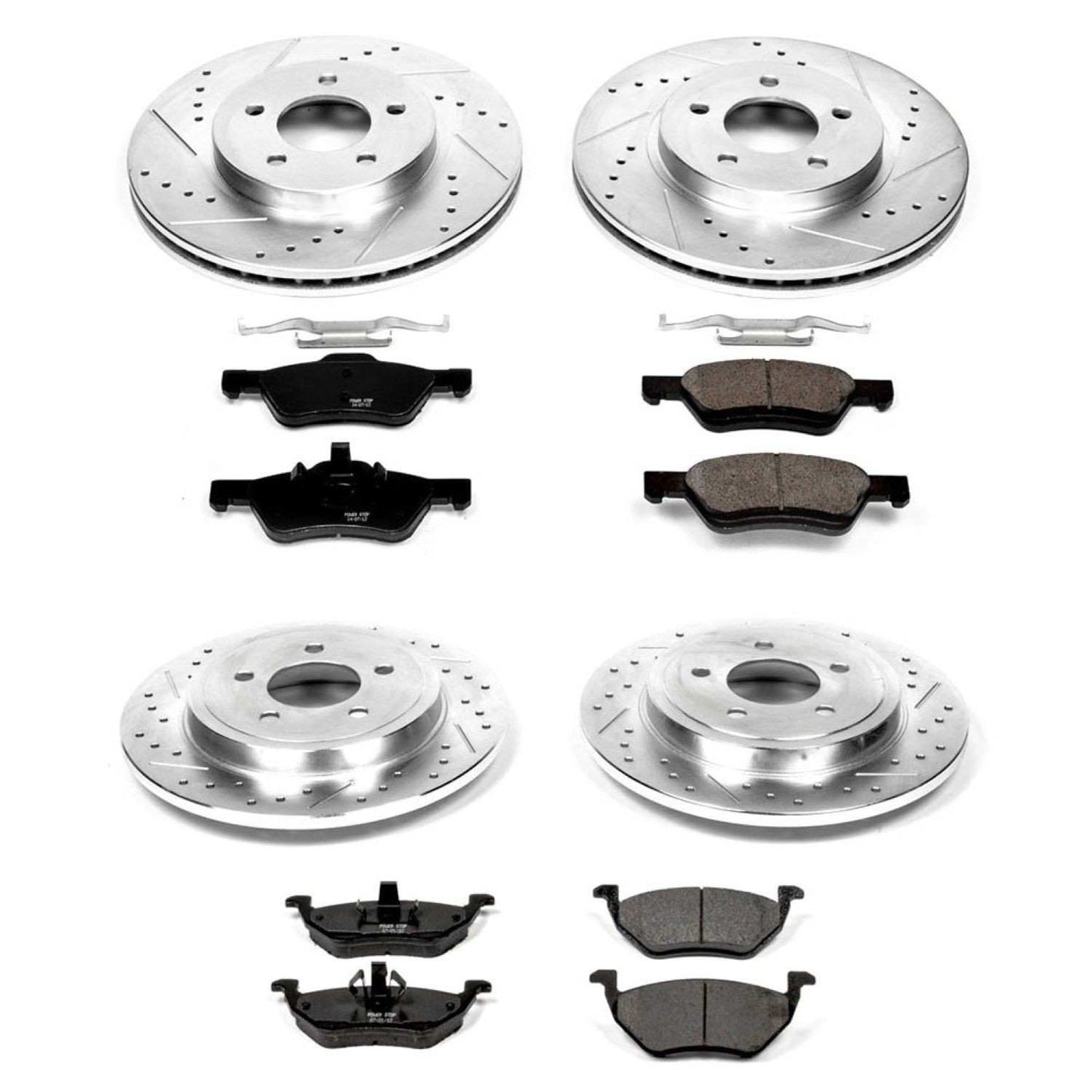 PowerStop Power Stop 05-07 Ford Escape Front & Rear Z23 Evolution Sport Brake Kit K4024