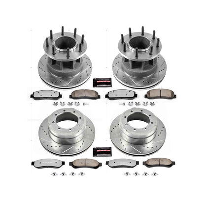 PowerStop Power Stop 07-10 Ford F-350 Super Duty Front & Rear Z36 Truck & Tow Brake Kit K4032-36