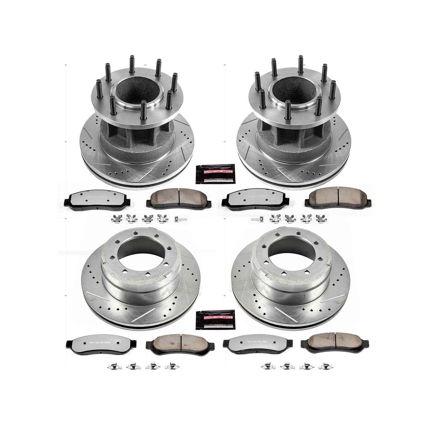 PowerStop Power Stop 07-10 Ford F-350 Super Duty Front & Rear Z36 Truck & Tow Brake Kit K4032-36