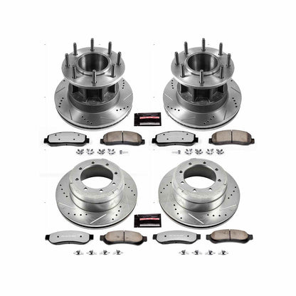 PowerStop Power Stop 05-07 Ford F-350 Super Duty Front & Rear Z36 Truck & Tow Brake Kit K4034-36
