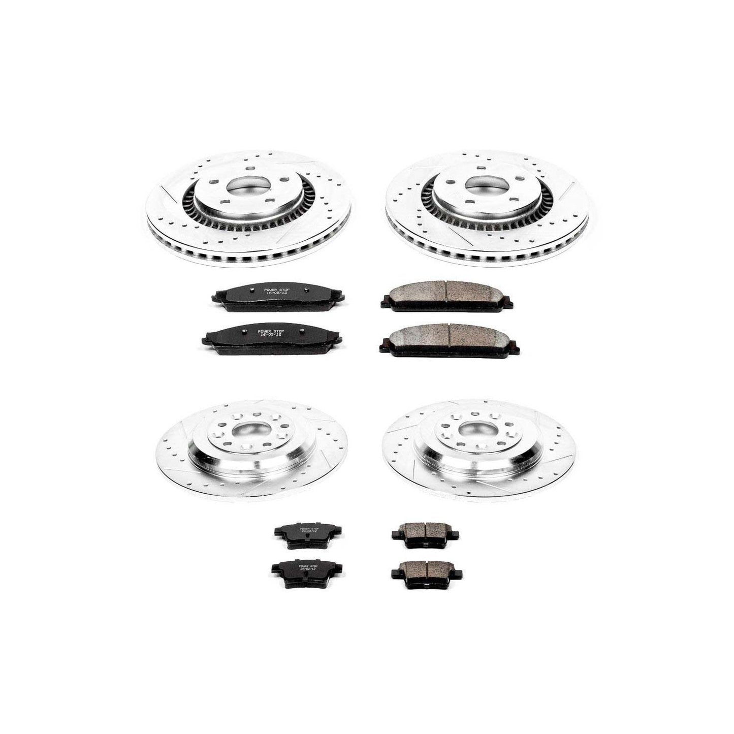 PowerStop Power Stop 05-07 Ford Five Hundred Front & Rear Z23 Evolution Sport Brake Kit K4039