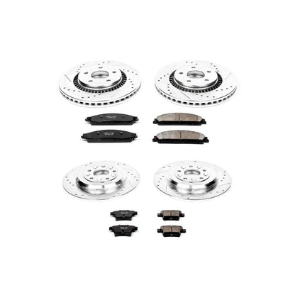 PowerStop Power Stop 05-07 Ford Five Hundred Front & Rear Z23 Evolution Sport Brake Kit K4039
