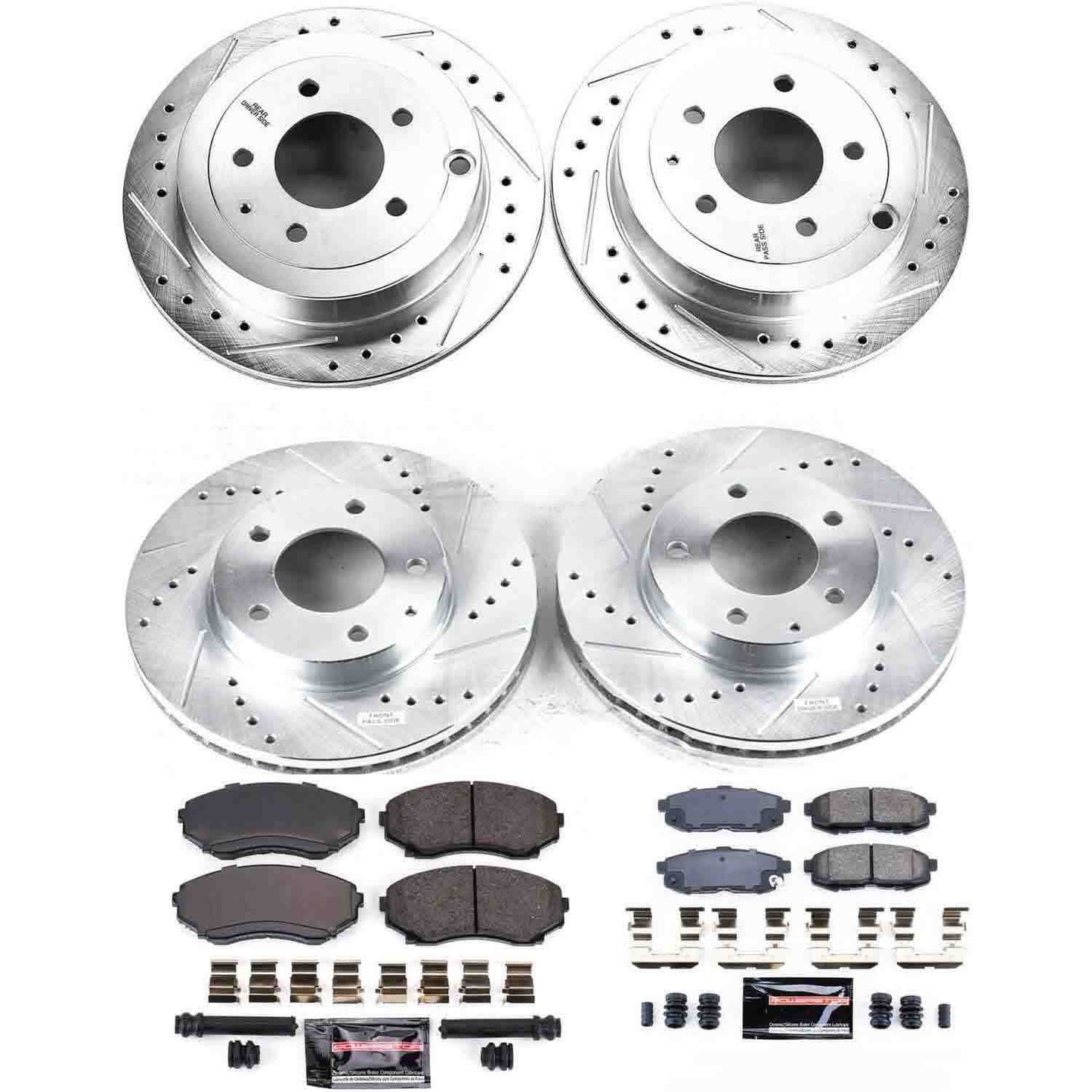 PowerStop Power Stop 04-06 Mazda MPV Front & Rear Z23 Evolution Sport Brake Kit K4041