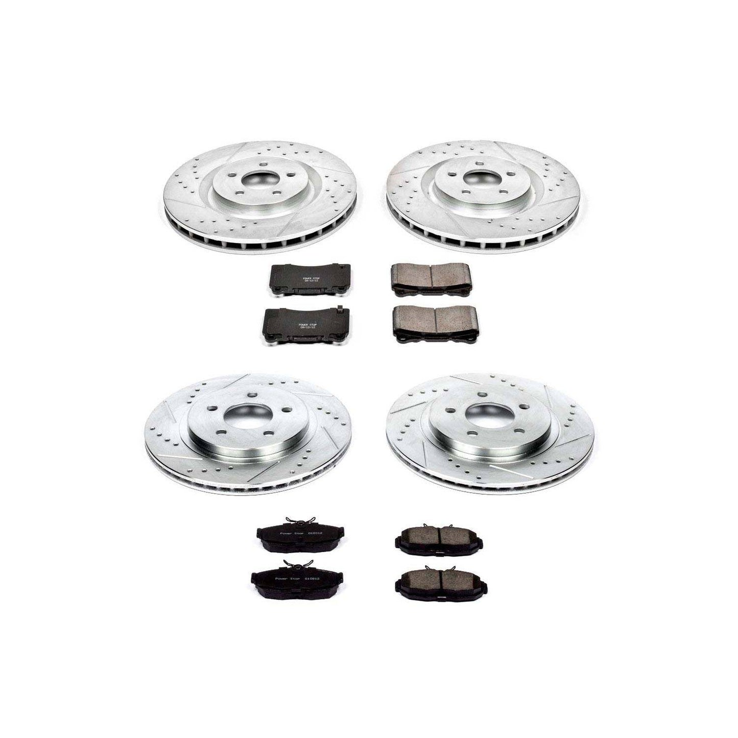 PowerStop Power Stop 07-11 Ford Mustang Front & Rear Z23 Evolution Sport Brake Kit K4042