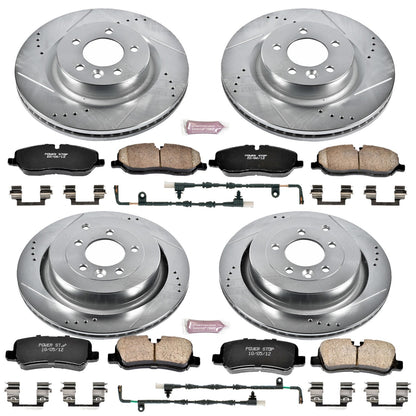 PowerStop Power Stop 05-09 Land Rover LR3 Front & Rear Z23 Evolution Sport Brake Kit K4059
