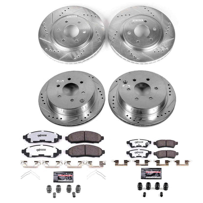 PowerStop Power Stop 05-18 Nissan Frontier Front & Rear Z36 Truck & Tow Brake Kit K4062-36