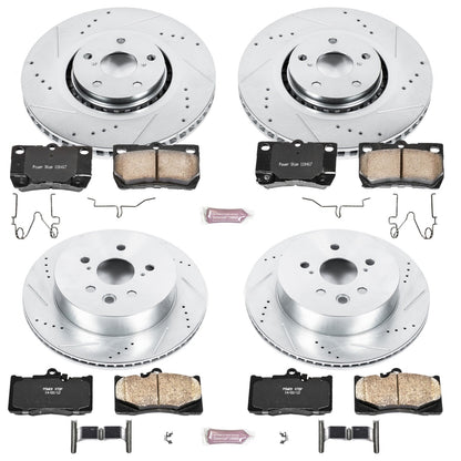PowerStop Power Stop 07-11 Lexus GS350 Front & Rear Z23 Evolution Sport Brake Kit K4070