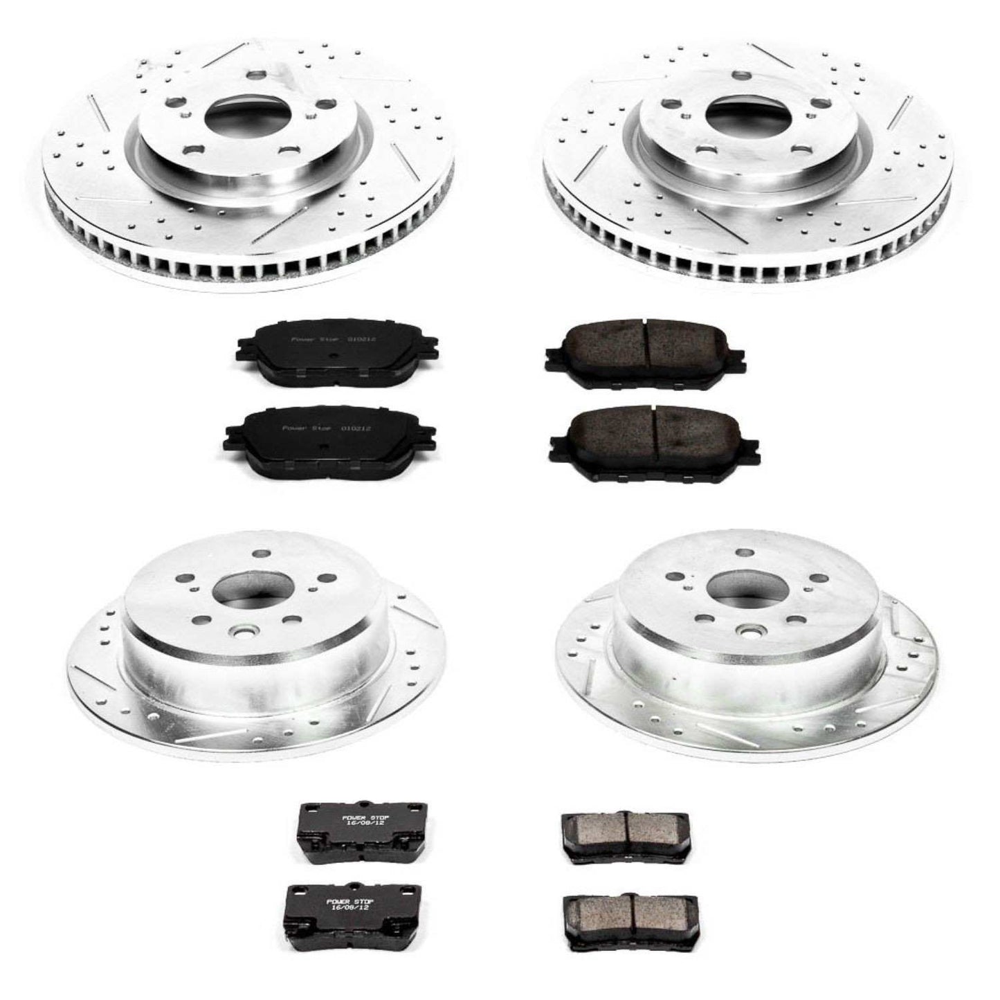 PowerStop Power Stop 09-13 Lexus IS250 Front & Rear Z23 Evolution Sport Brake Kit K4076