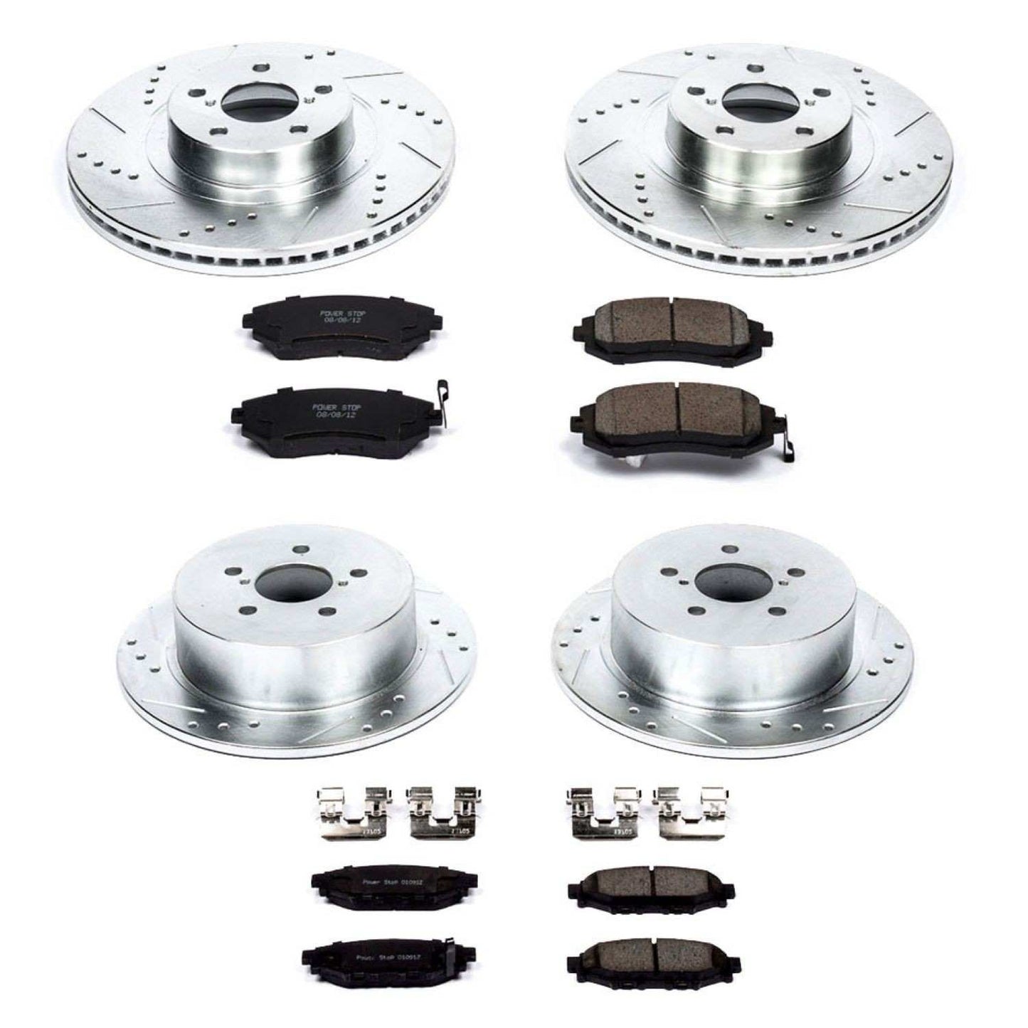 PowerStop Power Stop 06-09 Subaru Legacy Front & Rear Z23 Evolution Sport Brake Kit K4079