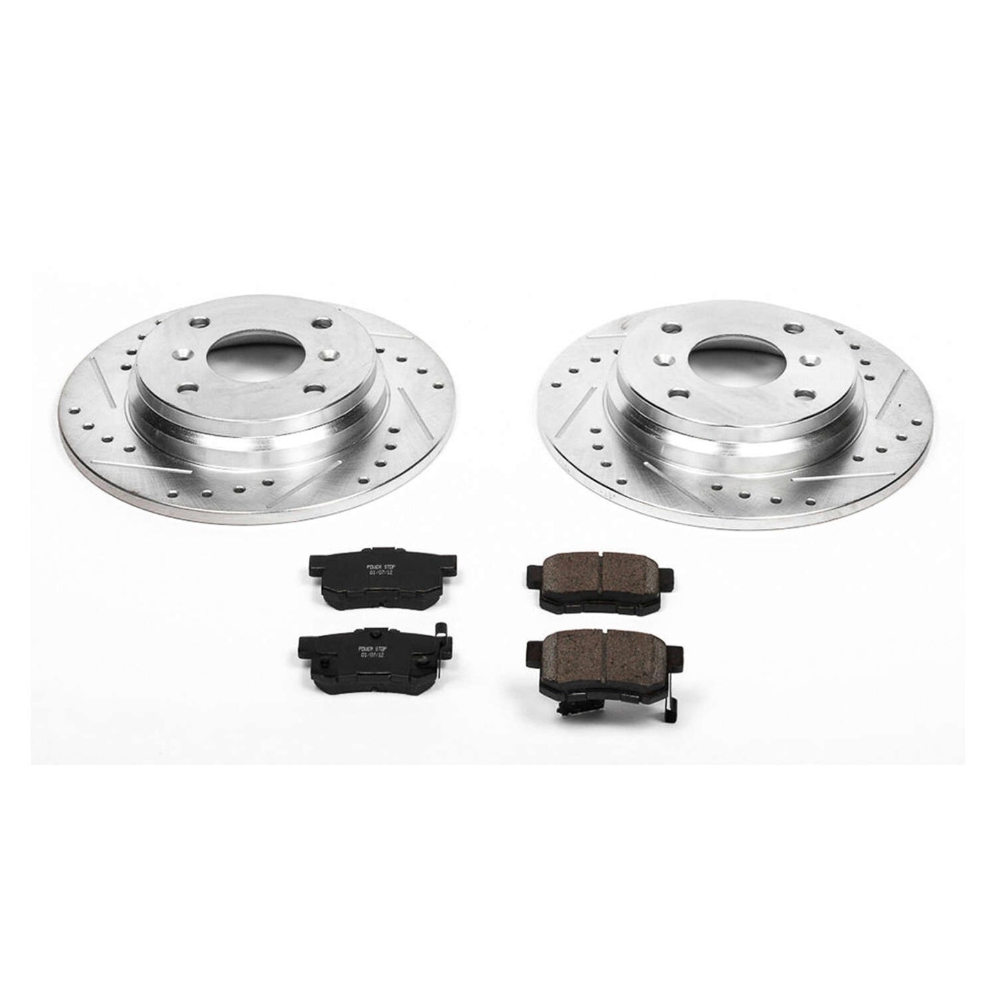PowerStop Power Stop 92-96 Honda Prelude Rear Z23 Evolution Sport Brake Kit K407
