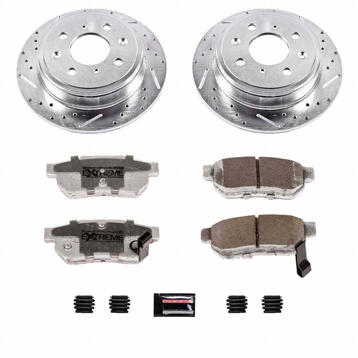 PowerStop Power Stop 90-01 Acura Integra Rear Z26 Street Warrior Brake Kit K408-26