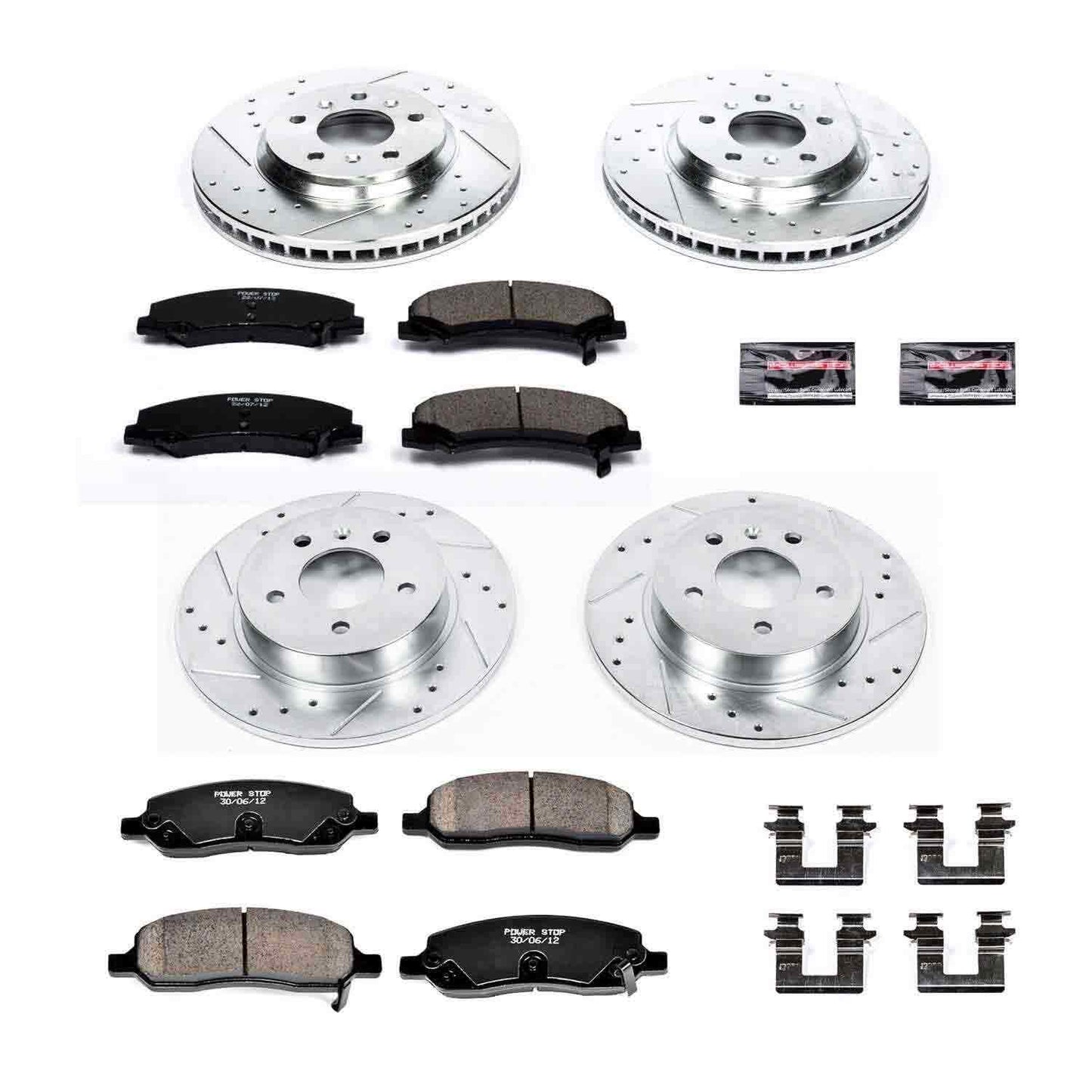 PowerStop Power Stop 06-11 Buick Lucerne Front & Rear Z23 Evolution Sport Brake Kit K4096