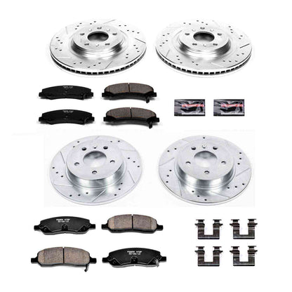 PowerStop Power Stop 06-11 Buick Lucerne Front & Rear Z23 Evolution Sport Brake Kit K4097