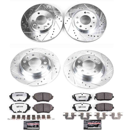 PowerStop Power Stop 06-15 Mazda MX-5 Miata Front & Rear Z26 Street Warrior Brake Kit K4098-26