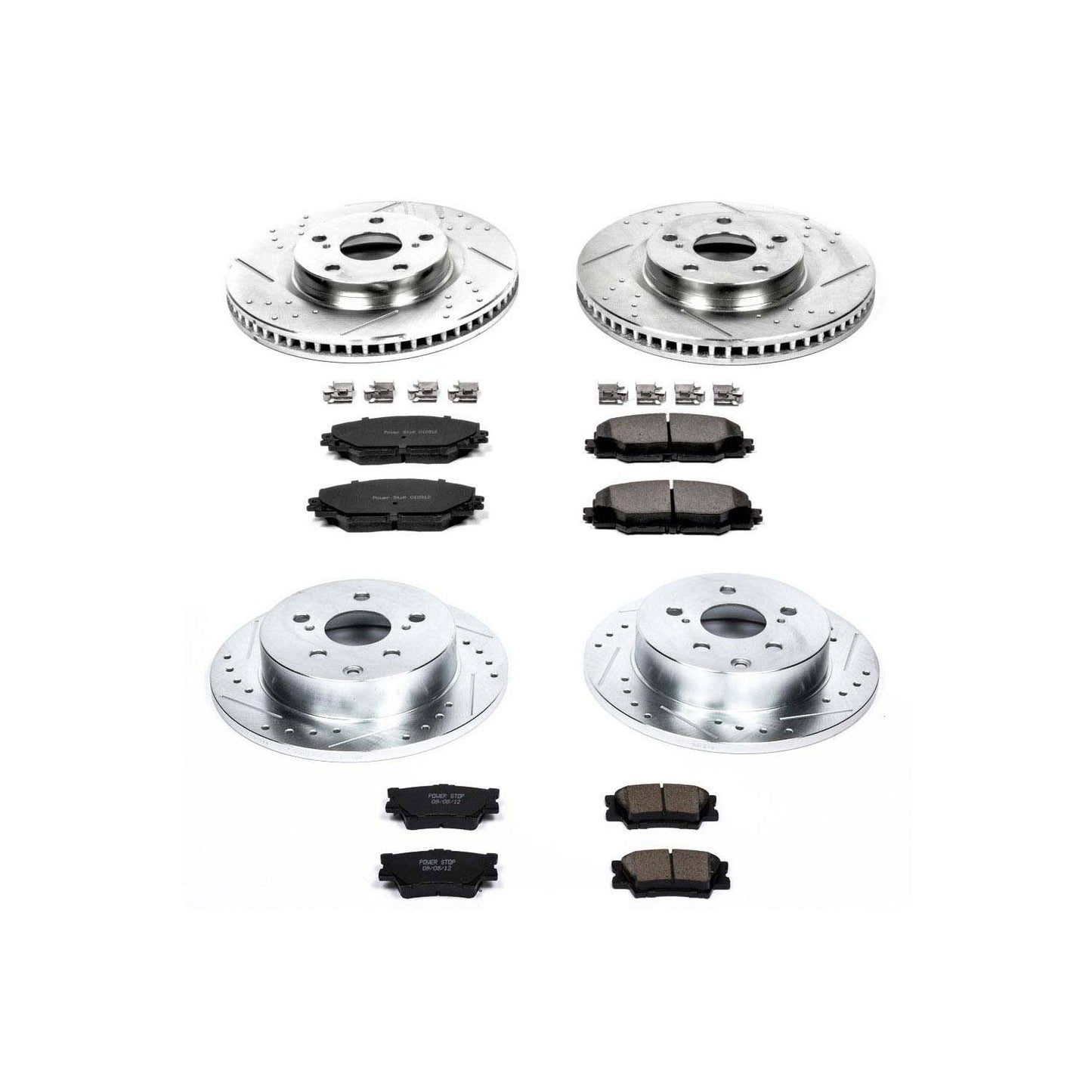 PowerStop Power Stop 06-18 Toyota RAV4 Front & Rear Z23 Evolution Sport Brake Kit K4101