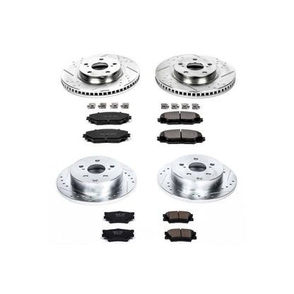 PowerStop Power Stop 06-18 Toyota RAV4 Front & Rear Z23 Evolution Sport Brake Kit K4101