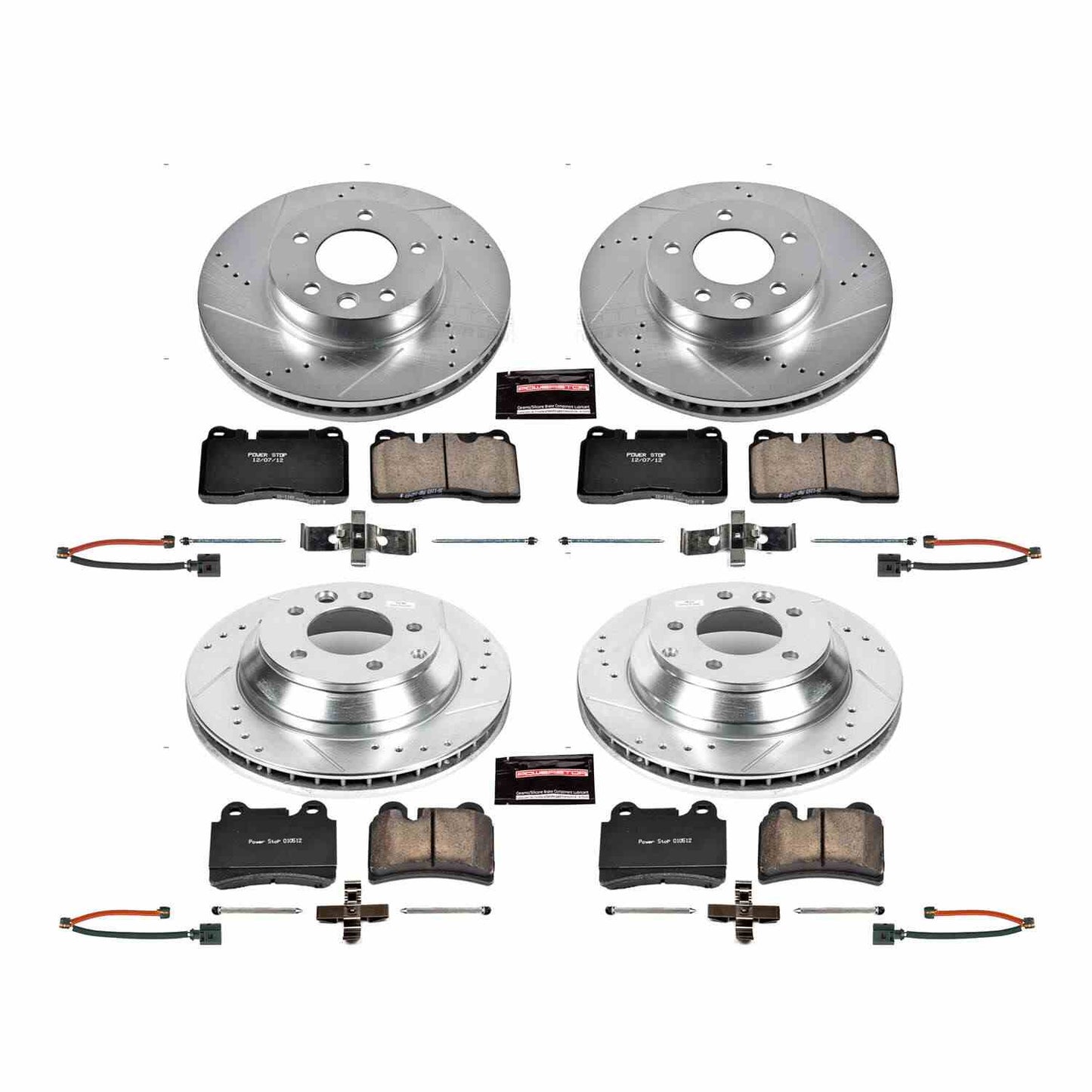 PowerStop Power Stop 2006 Volkswagen Touareg Front & Rear Z23 Evolution Sport Brake Kit K4108