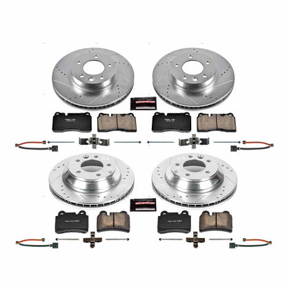 PowerStop Power Stop 2006 Volkswagen Touareg Front & Rear Z23 Evolution Sport Brake Kit K4108