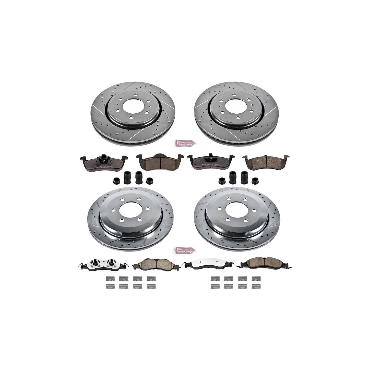 PowerStop Power Stop 07-09 Ford Expedition Front & Rear Z36 Truck & Tow Brake Kit K4109-36