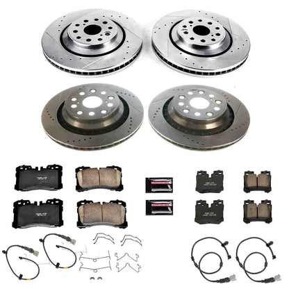 PowerStop Power Stop 07-09 Lexus LS460 Front & Rear Z23 Evolution Sport Brake Kit K4112