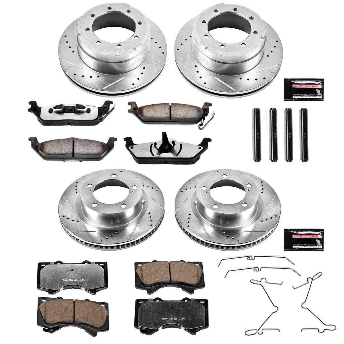 PowerStop Power Stop 08-11 Lexus LX570 Front & Rear Z36 Truck & Tow Brake Kit K4117-36