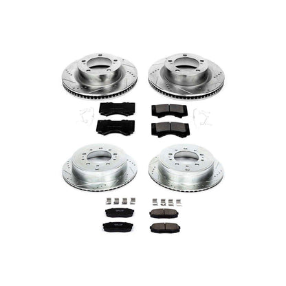 PowerStop Power Stop 08-11 Lexus LX570 Front & Rear Z23 Evolution Sport Brake Kit K4117