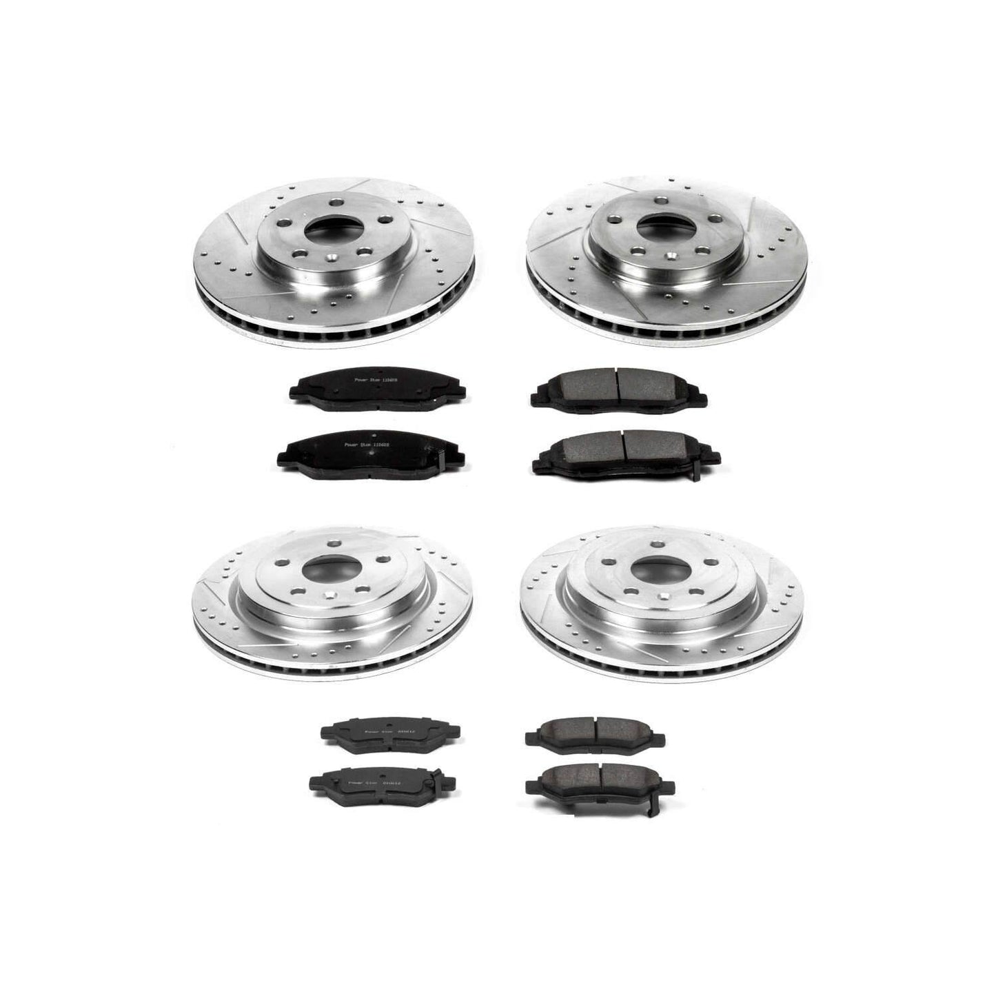 PowerStop Power Stop 08-14 Cadillac CTS Front & Rear Z23 Evolution Sport Brake Kit K4134
