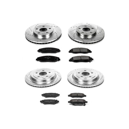 PowerStop Power Stop 08-14 Cadillac CTS Front & Rear Z23 Evolution Sport Brake Kit K4134