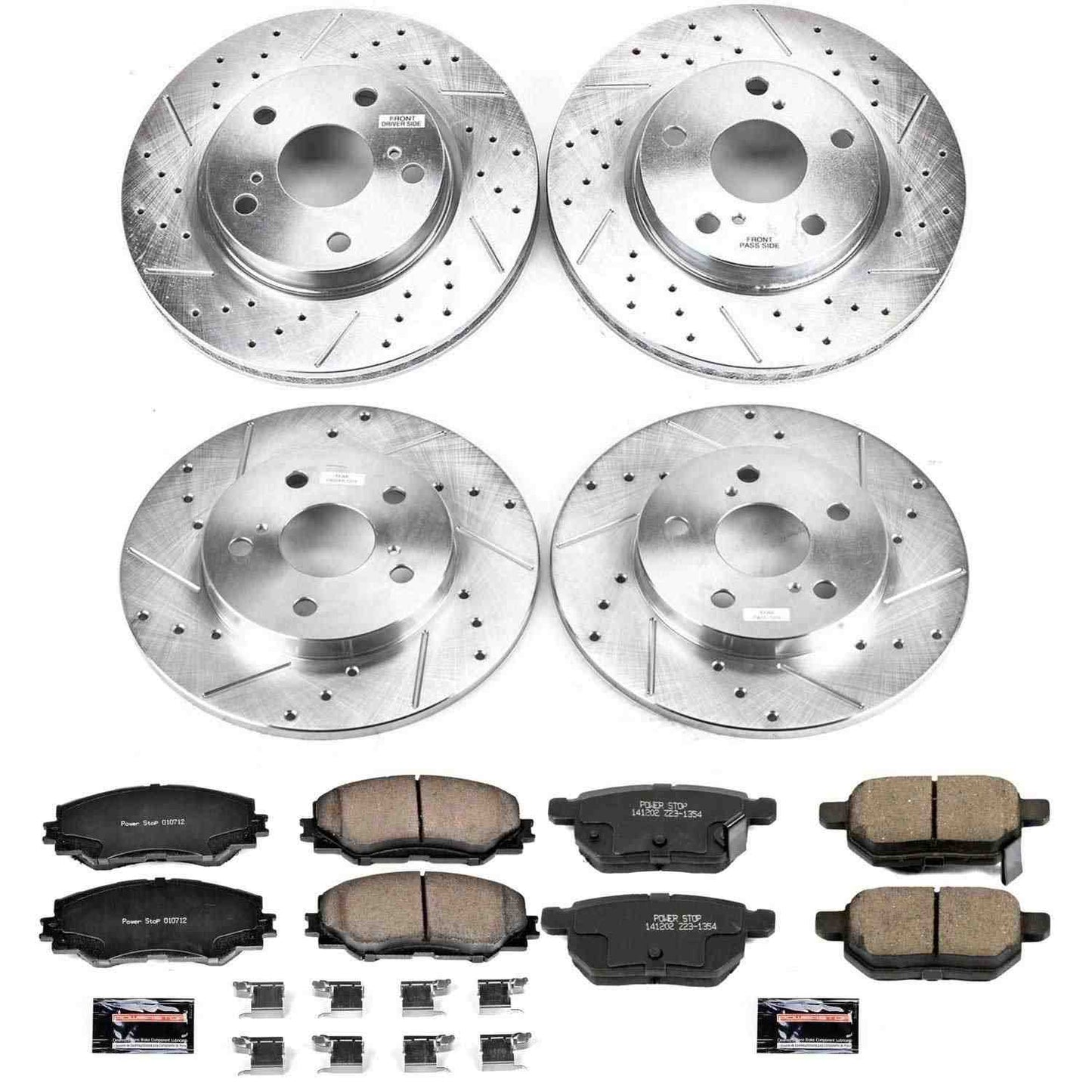 PowerStop Power Stop 08-15 Scion xB Front & Rear Z23 Evolution Sport Brake Kit K4141