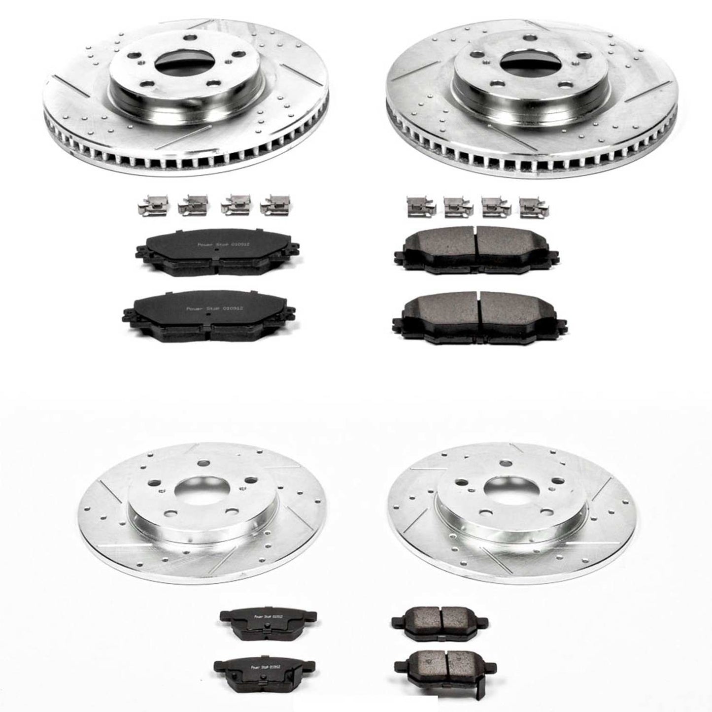 PowerStop Power Stop 09-10 Pontiac Vibe Front & Rear Z23 Evolution Sport Brake Kit K4142