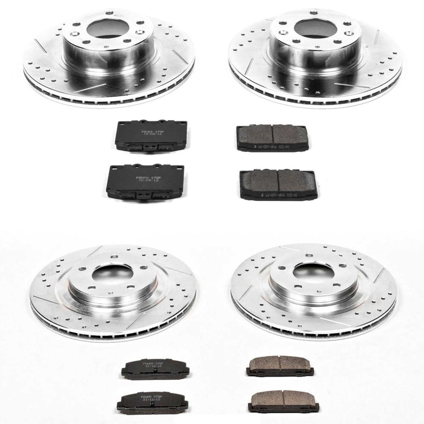 PowerStop Power Stop 93-95 Mazda RX-7 Front & Rear Z23 Evolution Sport Brake Kit K4186