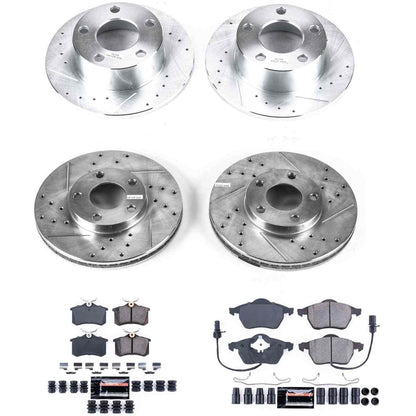 PowerStop Power Stop 1998 Volkswagen Passat Front & Rear Z23 Evolution Sport Brake Kit K4202
