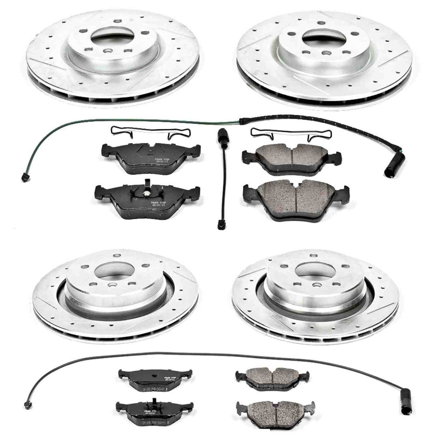 PowerStop Power Stop 95-99 BMW M3 Front & Rear Z23 Evolution Sport Brake Kit K4229